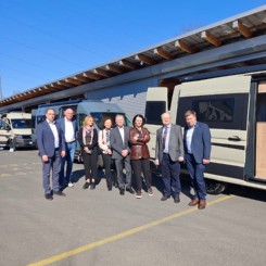 BLAŽ CVAR, PREDSEDNIK OZS, NA OBISKU PRI PODJETJU MEGA TEKSTIL d.o.o., 25.2.2026